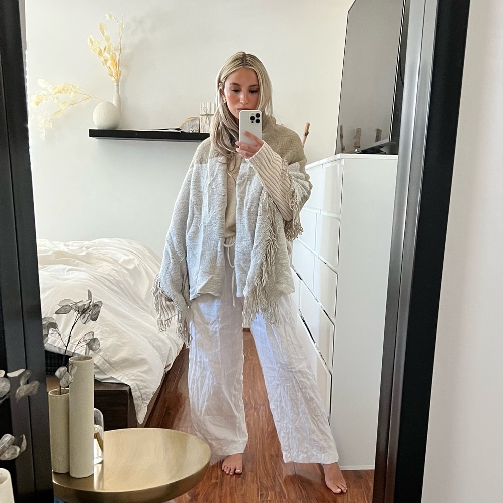 Reversible Blanket Scarf. One Size